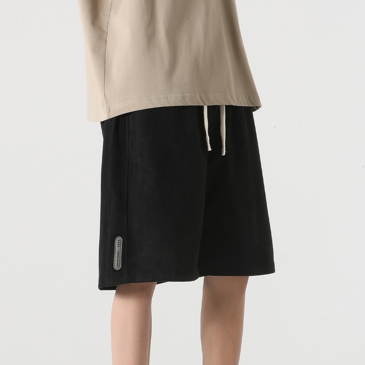 抖音品质A107-K23812-P45控58麂皮绒成分：聚酯纤维,男装休闲裤,电商A107
