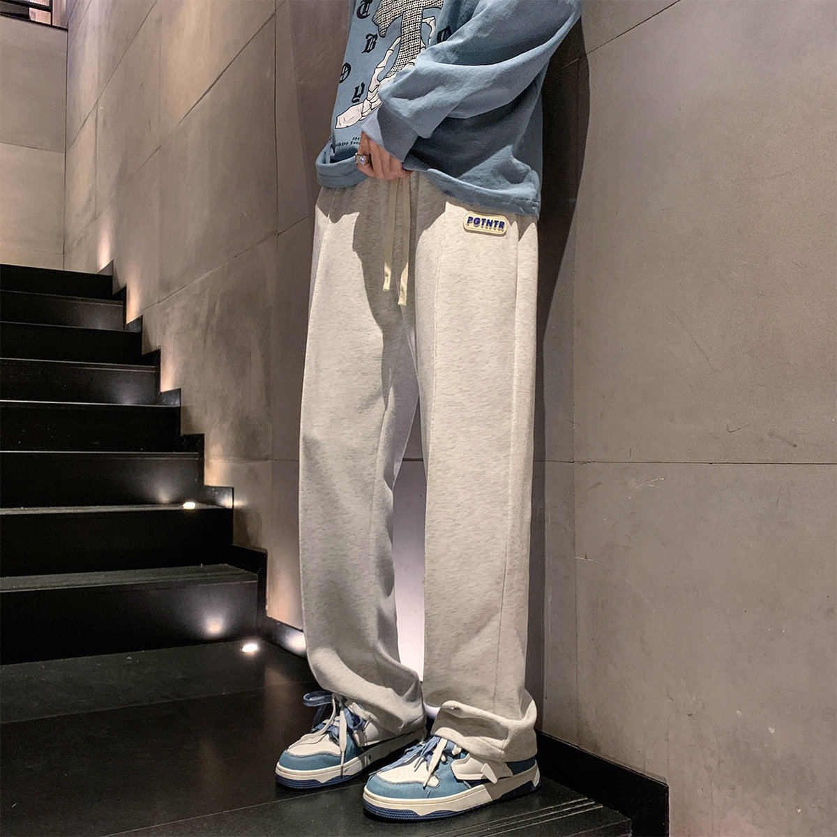 抖音直播品质A107-K2321-特P44百搭休闲卫裤男,男装休闲裤,电商A107