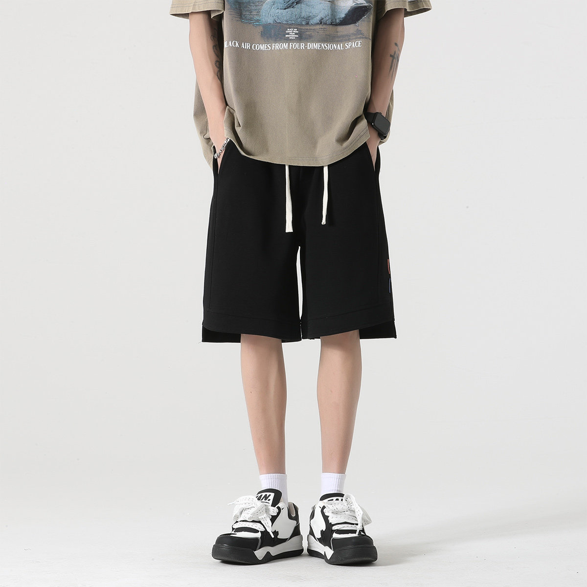 直播品质A107-K23811-特P36华棉成分：60%棉40%聚酯纤维短裤,男装牛仔裤,电商A107