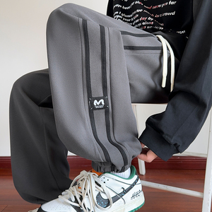 菠萝格 2025秋季新品休闲百搭显瘦显高卫裤潮男长裤 CK98106-特35，男装休闲裤，电商A107