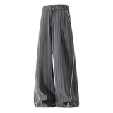 2026春季新品条纹复古风宽松阔腿拖地裤CK26108-特P48，男装休闲裤，电商A107