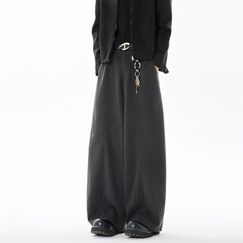 2026春季韩式百搭休闲阔腿卫裤日系纯色长裤CK261011-特P48，男装休闲裤，电商A107