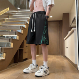 夏季2024菠萝格舒适透气短裤男百搭潮牌五分裤A107-DK6027-特P32，男装牛仔裤，电商A107