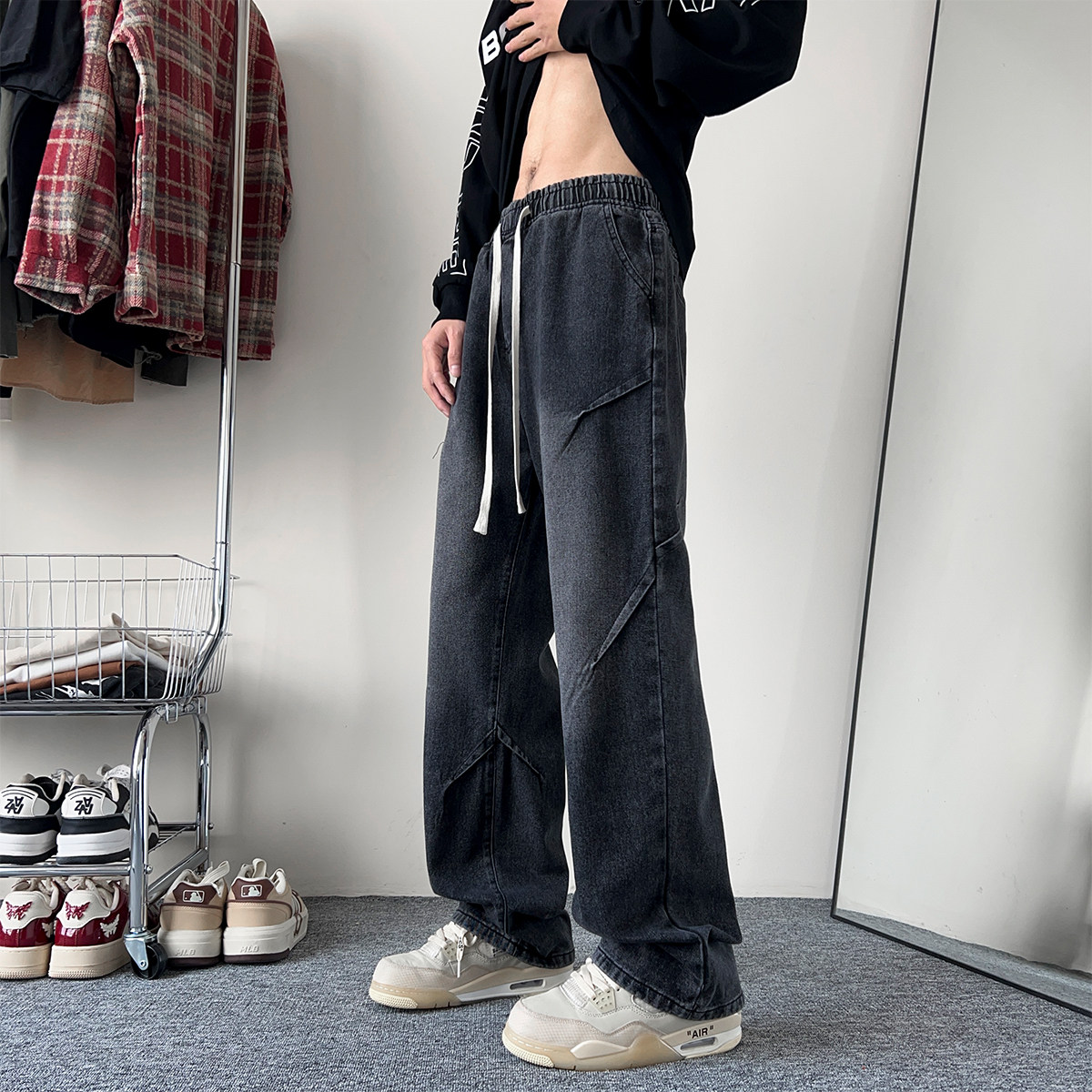 A107-NZ002-特P36牛仔裤67.5%棉21%聚酯纤维11.5%再生纤维素纤维,男装牛仔裤,电商A107