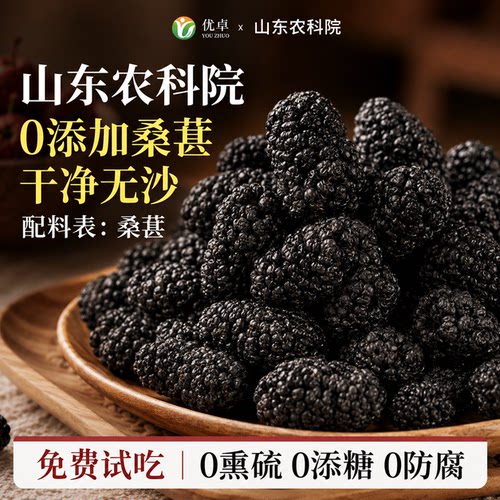 特级黑桑葚干【山东农科院出品】