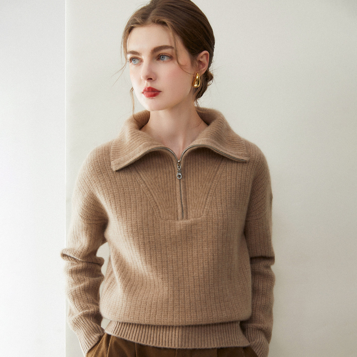 重磅加厚！100%纯羊绒衫女内搭