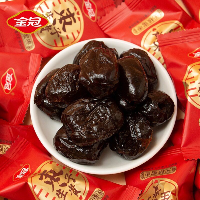 金冠枣生贵子无核蜜枣蜜饯散装去核红枣大枣结婚专用喜糖喜庆包装