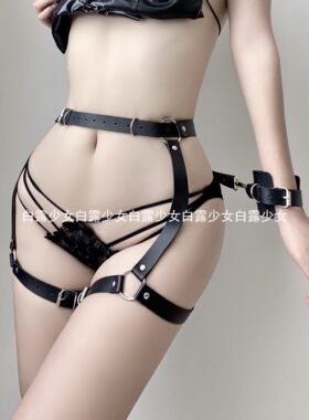 白露少女：“恶魔低吟”超性感蜜桃臀皮革手套一体套可调节