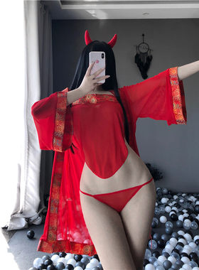 肚兜式内衣调情古代寝服女复古风成人情侣古装汉服宫廷