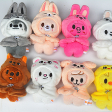 SKZOO 场周毛绒斗篷娃衣 bangchana 方灿 FELIX 李龙馥钥匙扣娃娃