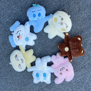 NCT DREAM 二期快闪黄仁俊 李帝努 李马克  吸磁铁钥匙扣玩偶娃娃