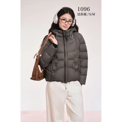 2026新款女休闲短款羽绒服九成品半成品皮定制翻新加厚加工S1096