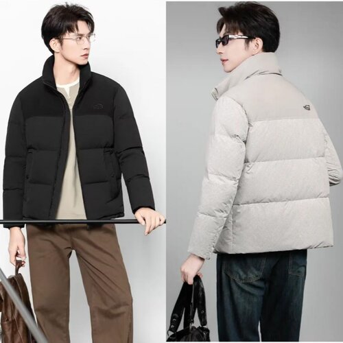 2026新款男士休闲款羽绒服九成品半成品衣皮壳翻新定制加工YM7717