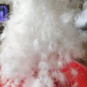 鹅绒 散装 白鸭绒 羽绒水洗羽绒国标羽绒服羽绒被制品填充物
