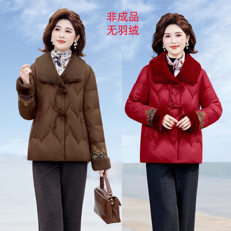 2025冬装中老年女士羽绒服九成品博 816女装衣壳翻新加厚定制加工