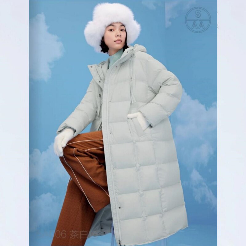 2025款女修身长款羽绒服九成品5A006半成品衣壳翻新加厚定制加工