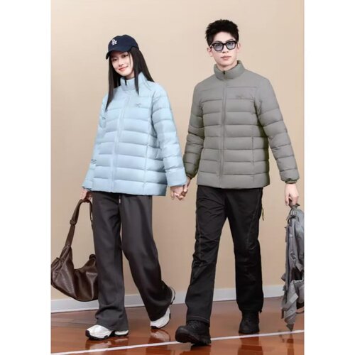 2025新款男女装休闲款羽绒服九成品半成品衣壳翻新定制加工FM5126