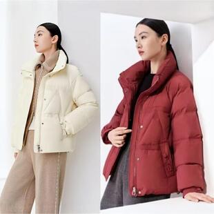 特价款女装休闲短款羽绒服半成品九成品24032衣皮壳翻新定制加工