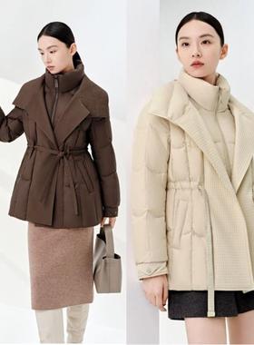 特价款女装休闲短款羽绒服半成品九成品24052衣皮壳翻新定制加工