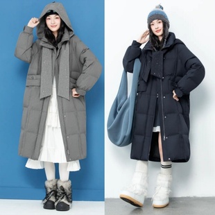 2025款女修身中长款羽绒服九成品26166半成品乔翻新加厚定制加工