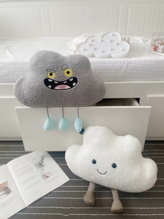 抱枕女生睡觉可爱乌云云朵靠枕毛绒公仔午睡枕头生日礼物可爱