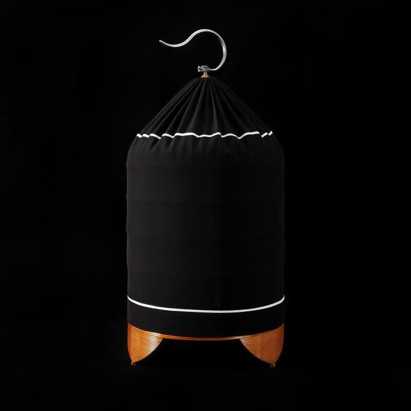 鸟笼衣36公分大号广笼画眉八哥黑色白条款遮光生头白条纹