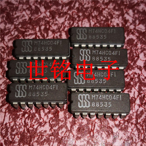 M74HC04F MC74HC04J  74HC04 SN54HC04J 进口陶瓷封装 直插式14针