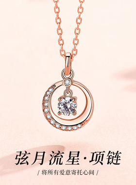 S999纯银项链女2026新款轻奢小众毛衣高级感生日情人节送女友礼物