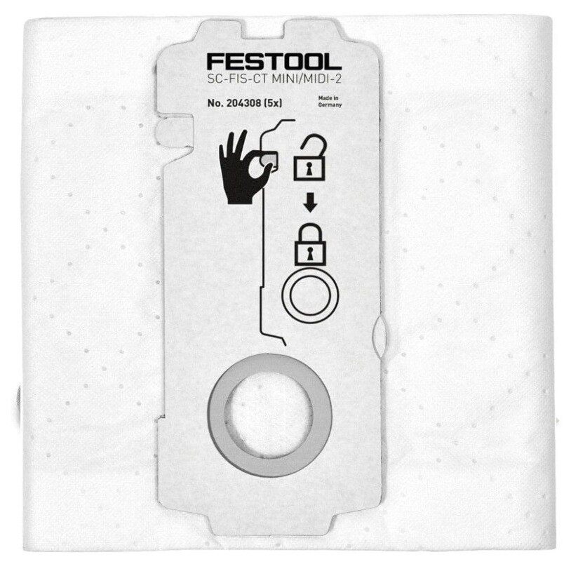 适配FeStool费斯托 204308/CT15吸尘器CT MIDl配件无纺布吸集尘袋
