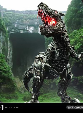 Threezero DLX骑士柱变4背景 武隆钢索谈判30场景背景柜贴定制