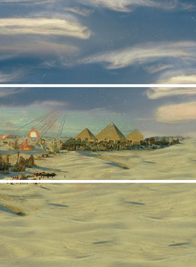 3AThreezero DLX天火柱子背景威震霸天虎大力神金字塔电影柜贴