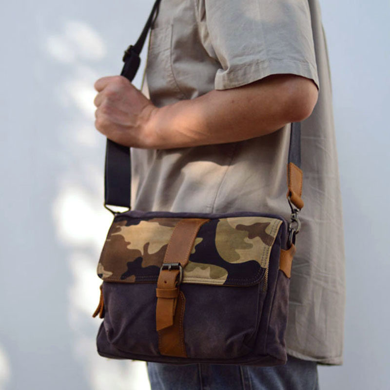 数码摄影包相机带斜挎包休闲单肩包男包户外简约机车大容量邮差