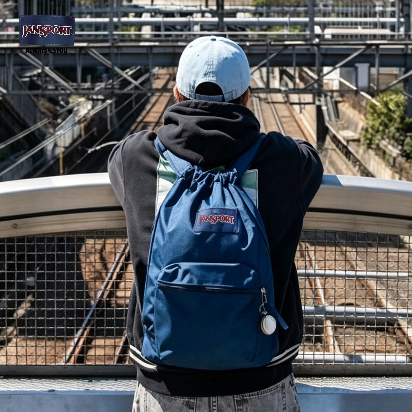 Jansport通勤男女双肩包