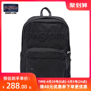 jansport双肩包21年校园黑色出游