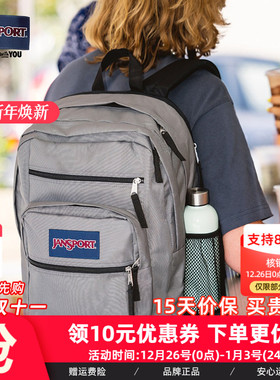 JanSport女高中生书包大容量多功能电脑双肩背包户外旅行背包47JK