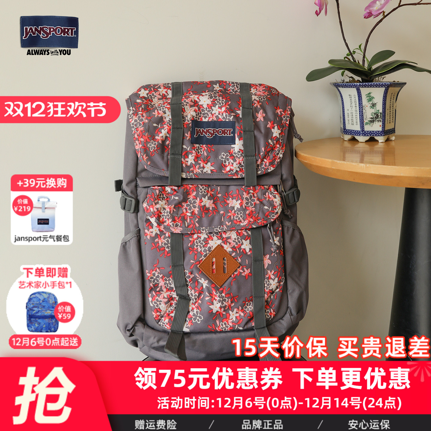 户外旅行双肩背包Jansport