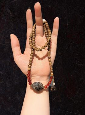 24乘18m达拉干虫漏沉配4m柬埔寨一线黄油沉配南红吊坠项链毛衣链