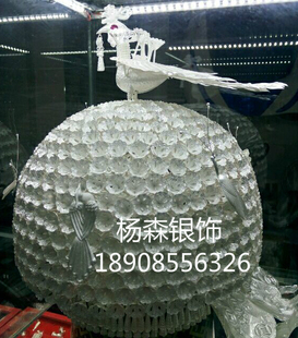 凯里银饰苗族银帽黔东南黄平苗族999纯银纯手工凤冠贵州少数民族