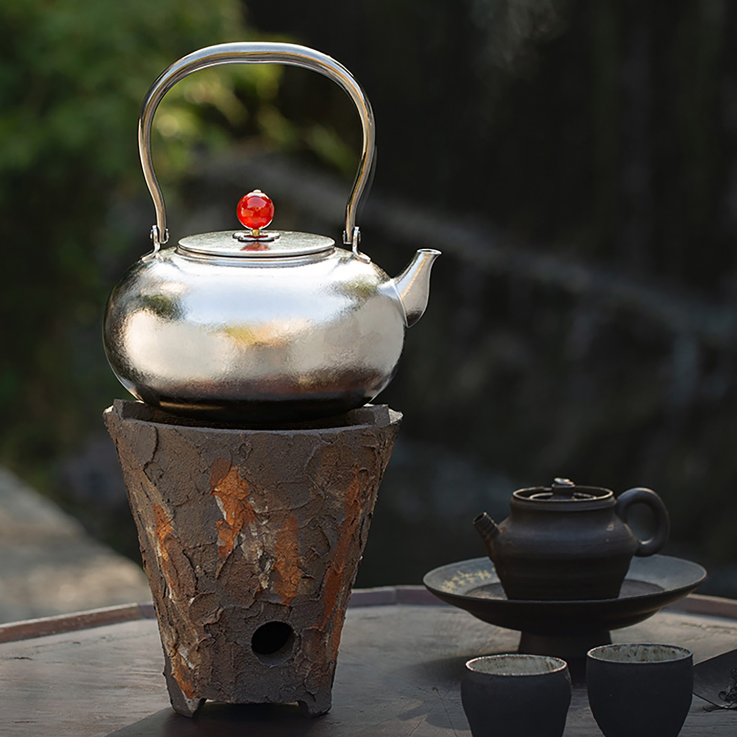 博友钛壶户外纯钛茶壶烧水壶高端