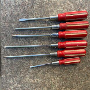 木柄螺丝刀 螺丝刀 螺丝批 一字十字刀 家用 常用 起子 单支 清