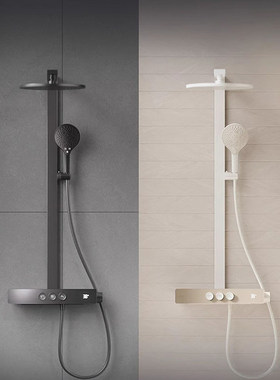 科勒数显恒温淋浴花洒雨神SH10卫生间洗澡龙头大顶喷37963T