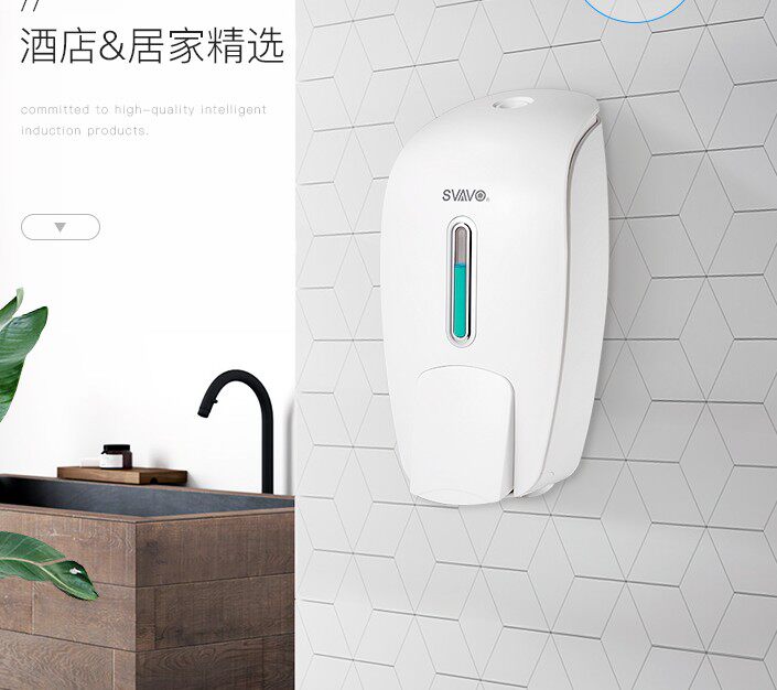 瑞沃PL-151051壁挂式手动皂液器 浴室洗发水沐浴盒洗手给皂器