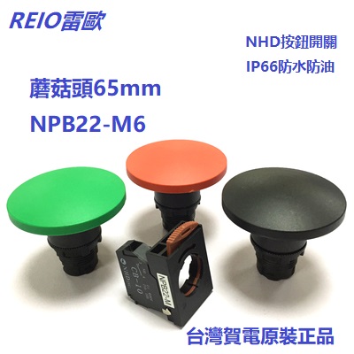 台湾贺电塑料平头开关