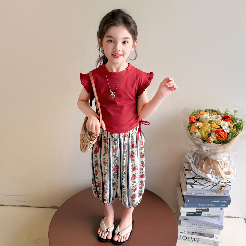 2025新款女童夏季ins潮童两件套