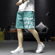 短裤 衩运动直筒中裤 男士 休闲宽松百搭潮牌五分大裤 夏季 啄木鸟工装