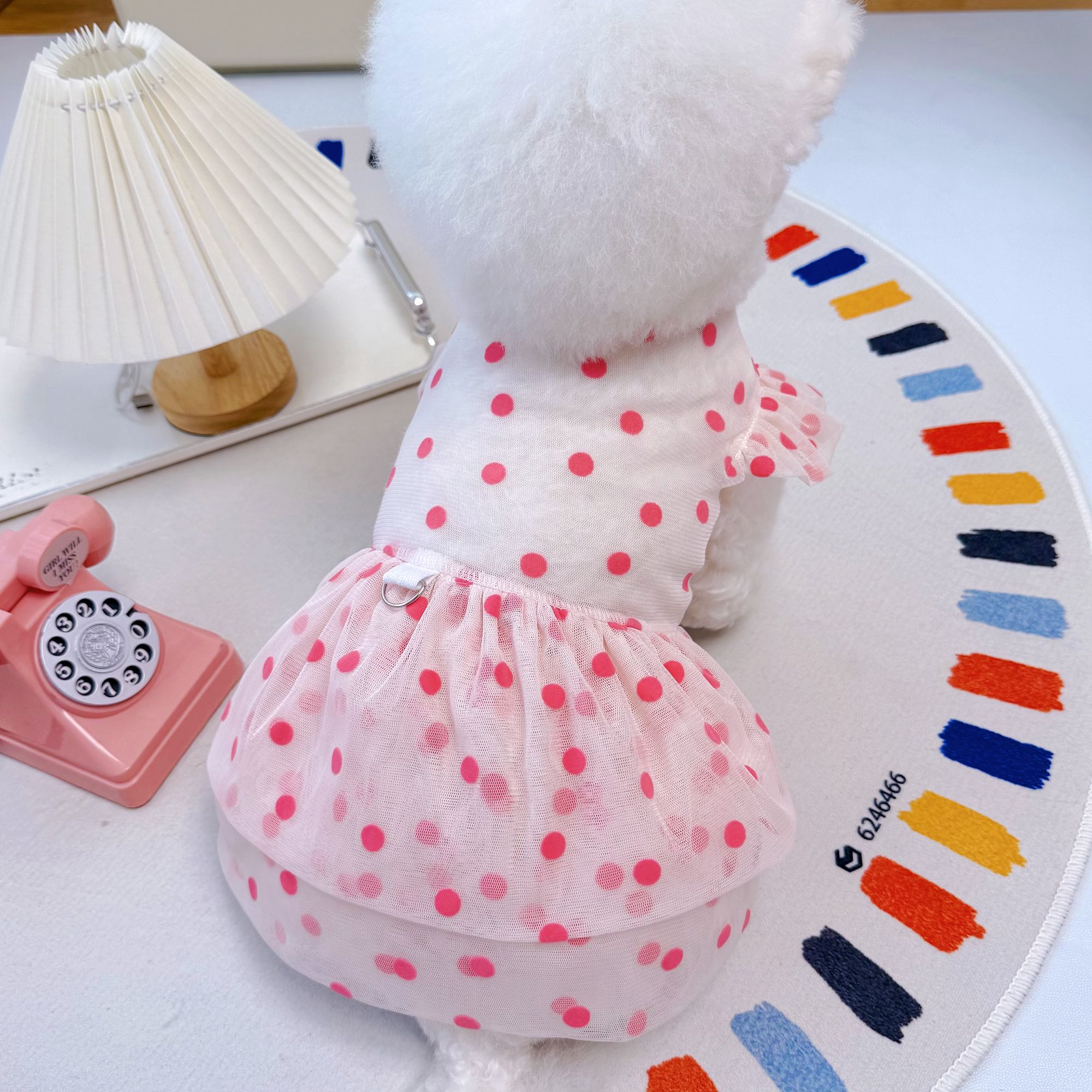 宠物衣服网纱飞袖公主裙狗狗猫咪薄款防晒衣服小中大型犬柯基金毛