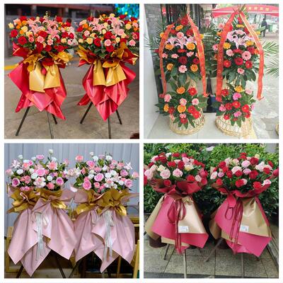 送韶关市新丰县乐昌市南雄市花店同城送鲜花大麦开业花篮乔迁店庆
