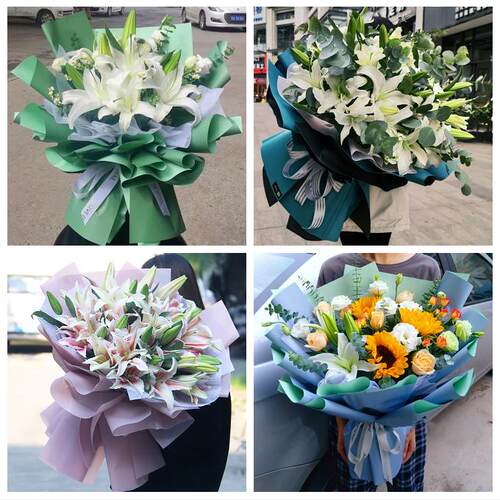 齐齐哈尔碾子山梅里斯达斡尔同城鲜花店订玫瑰百合送女友老婆生日