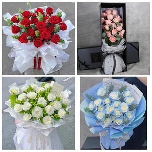 海南省陵水县保亭县琼中县附近同城鲜花店表白玫瑰花束送女友生日