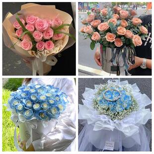 山东临沂市沂南县郯城县沂水县鲜花店同城配送女朋友情人节红玫瑰